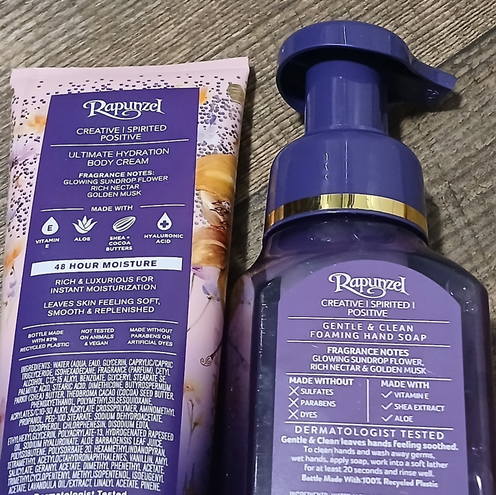 Disney ♡ Rapunzel Foaming Hand Soap & Body Cream - Picture 5 of 5